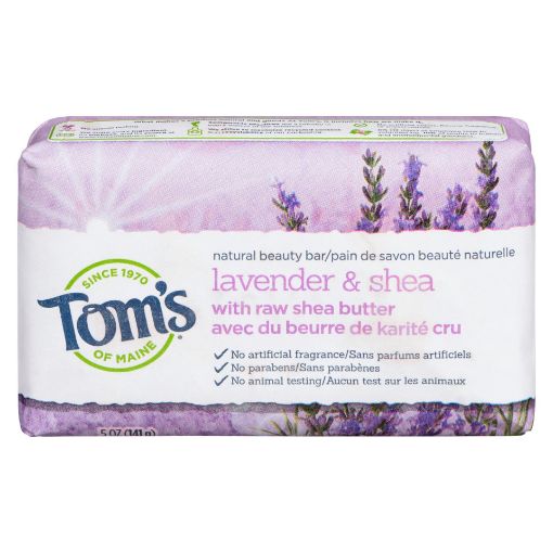 Picture of TOMS BAR SOAP - LAVENDER AND SHEA 141GR                                    