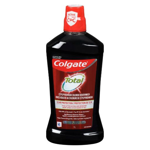 Picture of COLGATE TOTAL CHARCOAL MOUTHWASH - ULTRAFRESH 1LT