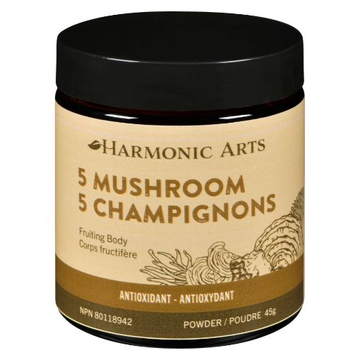 Picture of HARMONIC ARTS - 5 MUSHROOM CONCENTRATED POWDER 45GR
