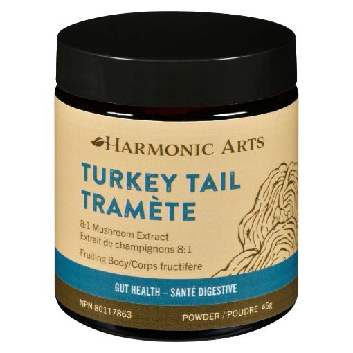 Picture of HARMONIC ARTS TURKEY TAIL -CONCENTRATED MUSHROOM POWDER 45GR                