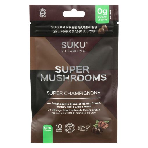 Picture of SUKU VITAMINS SUPER MUSHROOMS - KETO POUCH 10S