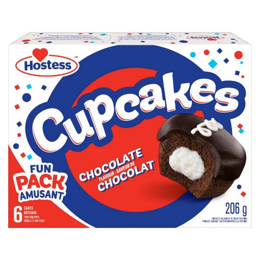 Picture of HOSTESS CUPCAKES FUN PACK CHOCOLATE 6S                                     