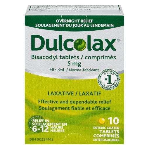 Picture of DULCOLAX 5MG TABLETS 10S                                                   