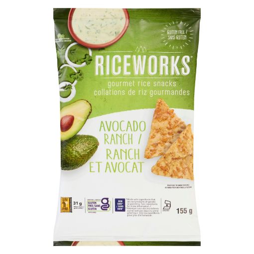 Picture of RICEWORKS GOURMET RICE SNACKS - AVOCADO RANCH 155GR