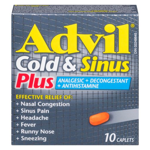 Picture of ADVIL COLD and SINUS PLUS CAPLET 10S