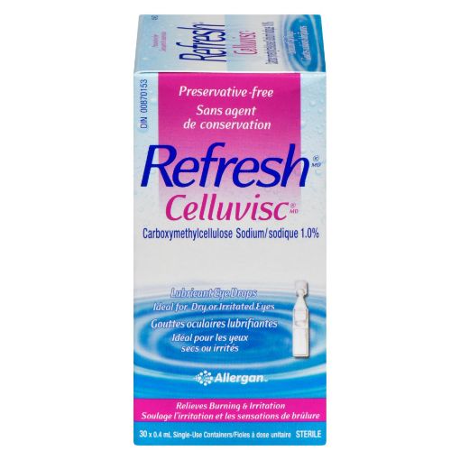 Picture of CELLUVISC LUBRICATING EYE DROPS 30X0.4ML