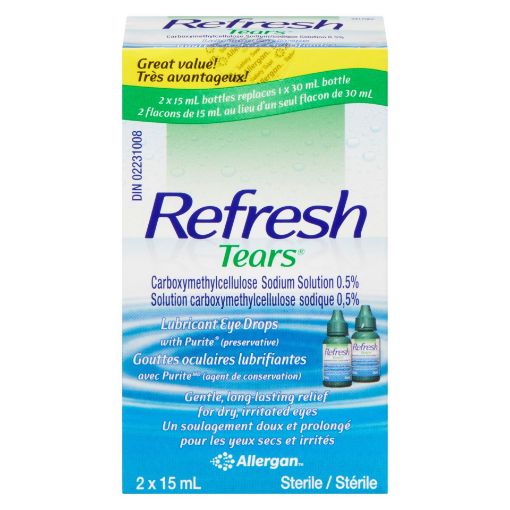 Picture of REFRESH TEARS DROPS 2X15ML                                                 