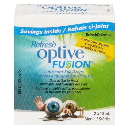 Picture of REFRESH OPTIVE FUSION 2X10ML                                               