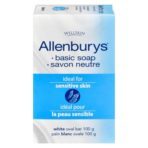 Picture of ALLENBURYS BASIC BAR SOAP - WHITE 100GR                                    