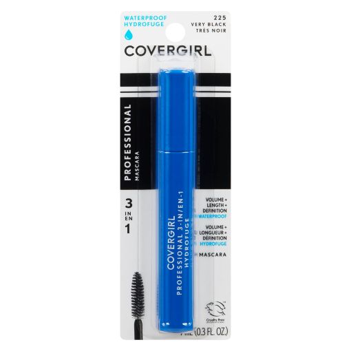 Picture of COVERGIRL PROFESSIONAL 3-IN-1 MASCARA - VERY BLACK WP                      