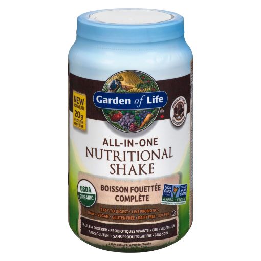 Picture of GARDEN OF LIFE ALL IN ONE - NUTRITIONAL CHOCOLATE SHAKE 2LB           