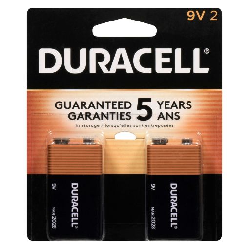 Picture of DURACELL COPPERTOP BATTERIES 9V 2S