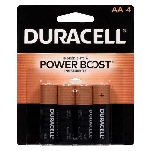 Picture of DURACELL COPPERTOP BATTERIES AA 4S