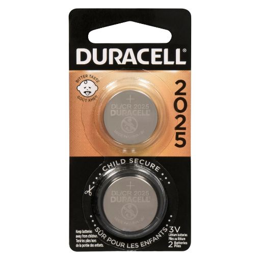 Picture of DURACELL LITHIUM COIN BATTERY - BITTER COATING 2025 2S