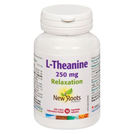 Picture of NEW ROOTS HERBAL L-THEANINE250MG RELAXATIONVEGETABLE CAPSULES 30S