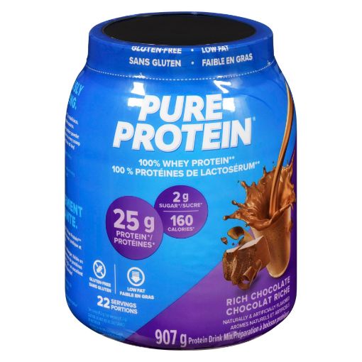 Picture of PURE PROTEIN POWDER - CHOCOLATE 907GR