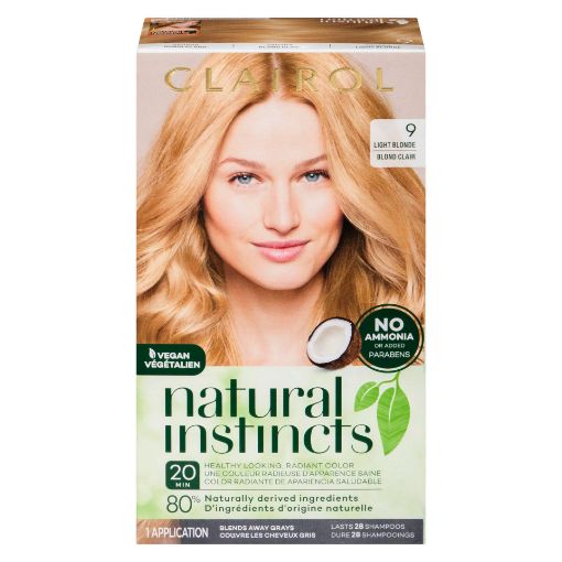 Picture of CLAIROL NATURAL INSTINCTS HAIR COLOUR - 9 LIGHT BLONDE - SAHARA            