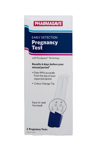 Picture of PHARMASAVE EARLY DETECTION PREGNANCY TEST 2S