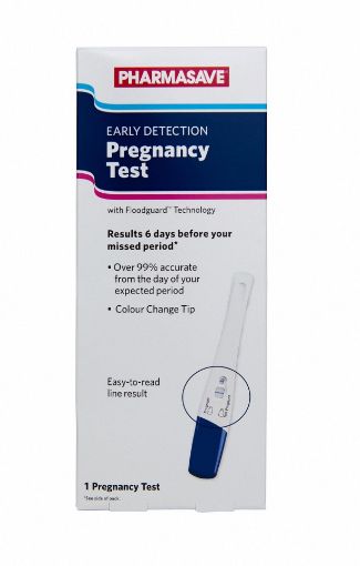 Picture of PHARMASAVE EARLY DETECTION PREGNANCY TEST 1S
