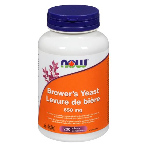 Picture of NOW BREWER'S YEAST - 650MG 200S