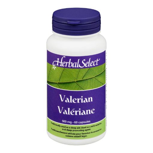 Picture of HERBAL SELECT VALERIAN ROOT 500MG 60S               