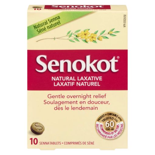 Picture of SENOKOT NATURAL LAXATIVE TABLET 8.6MG 10S