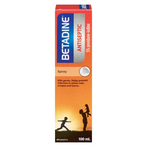 Picture of BETADINE ANTISEPTIC 5% WOUND SPRAY 100ML