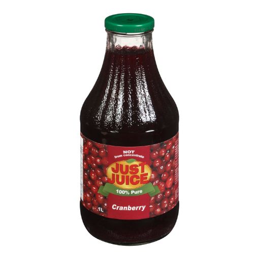 Picture of JUST JUICE CRANBERRY JUICE 100% PURE 1LT