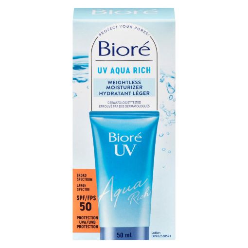 Picture of BIORE UV AQUA RICH WEIGHTLESS MOISTURIZER – SPF50 50ML