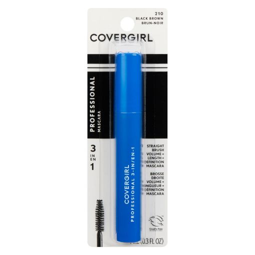 Picture of COVERGIRL PROFESSIONAL 3-IN-1 MASCARA - BLACK BROWN                        