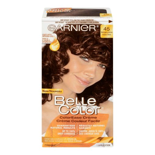 Picture of GARNIER BELLE COLOR HAIR COLOUR - MAHOGANY BROWN #45                       