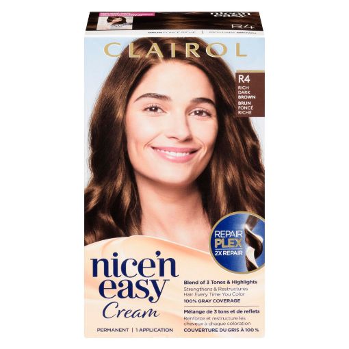 Picture of CLAIROL NICE N EASY HAIR COLOUR - R4/131 RICH DARK BROWN