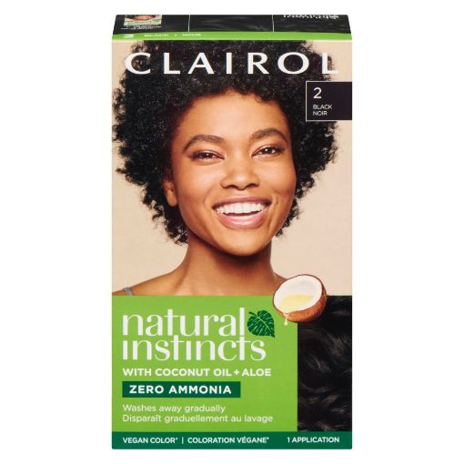 Picture of CLAIROL NATURAL INSTINCTS HAIR COLOUR - 2 BLACK - MIDNIGHT                 