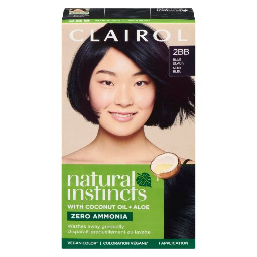 Picture of CLAIROL NATURAL INSTINCTS HAIR COLOUR - 2BB BLUE BLACK - BLUEBERRY BLACK