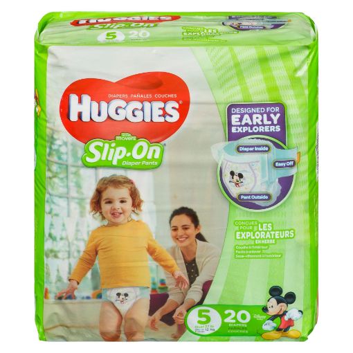 Picture of HUGGIES LITTLE MOVERS SLIP-ON DIAPERS - STEP 5 20S                         