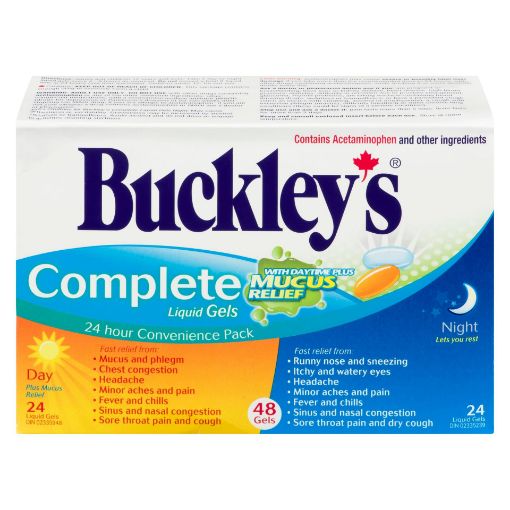 Picture of BUCKLEYS COMPLETE LIQUID GELS - DAY and NIGHT COMBO 48S