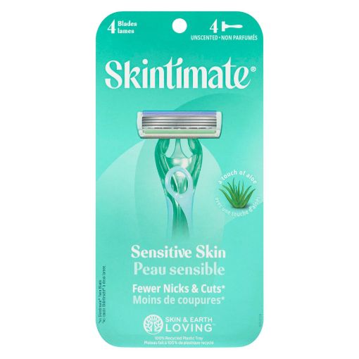 Picture of SKINTIMATE DISPOSABLE RAZORS - SENSITIVE SKIN 4S