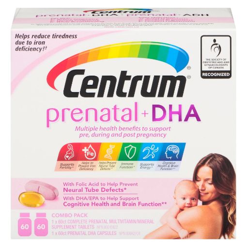 Picture of CENTRUM PRENATAL + DHA 2X60S                                               