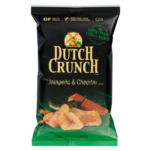 Picture of DUTCH CRUNCH CHIPS - JALAPENO and CHEDDAR 66GR