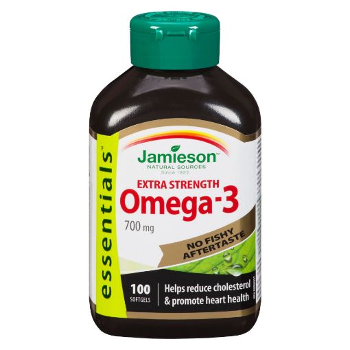 Picture of JAMIESON OMEGA-3 700MG - NO FISHY - CAPSULES 100S