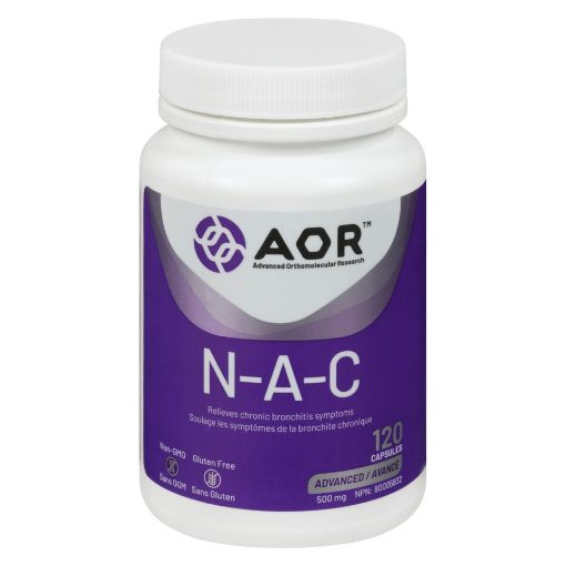 Picture of AOR N-A-C - VEGETABLE CAPSULES 500MG 120S                                 