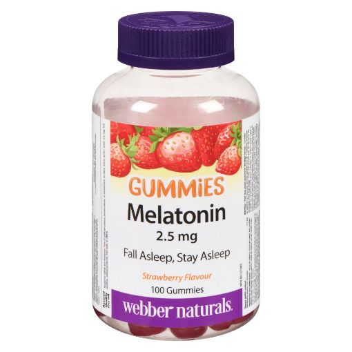 Picture of WEBBER NATURALS MELATONIN 2.5MG GUMMIES 100S