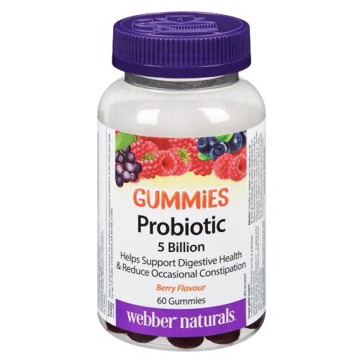 Picture of WEBBER NATURALS PROBIOTIC 5 BILLION GUMMIES 60S