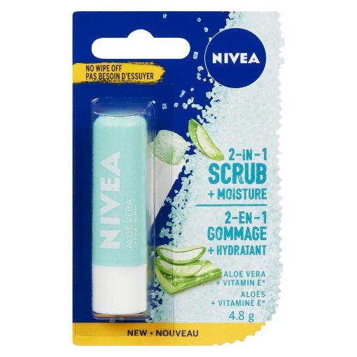 Picture of NIVEA LIP SCRUB - ALOE VERA 4.8GR