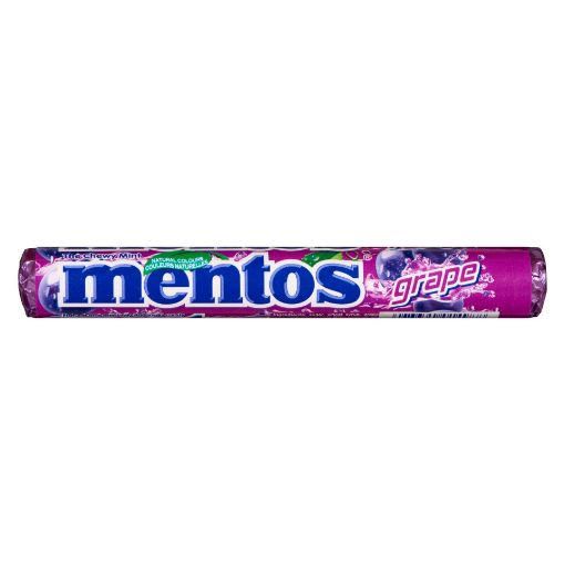 Picture of MENTOS CHEWY GRAPE - SINGLE ROLL 37.4GR