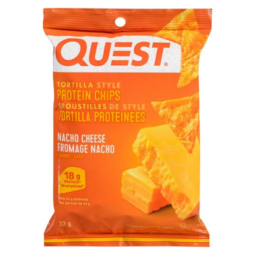 Picture of QUEST PROTEIN CHIPS - NACHO CHEESE 32GR