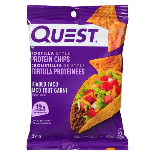 Picture of QUEST PROTEIN CHIPS - LOADED TACO 32GR