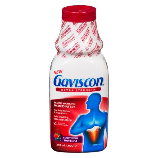 Picture of GAVISCON EXTRA STRENGTH - FRUIT 340ML