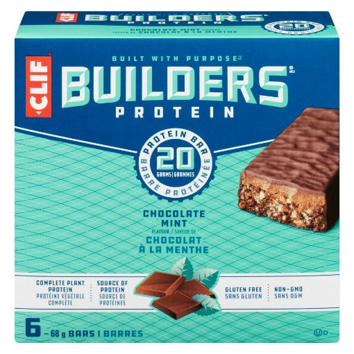 Picture of CLIF BUILDERS BAR - CHOCO MINT 6X68GR