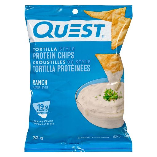 Picture of QUEST CHIPS TORTIILA - RANCH 32GR